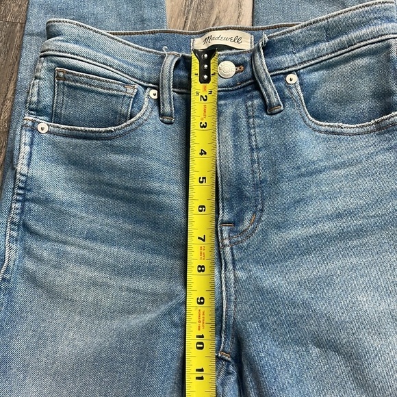 Madewell Women’s 10” High Rise Skinny Jeans with Raw Hem, size 26 - Picture 4 of 11